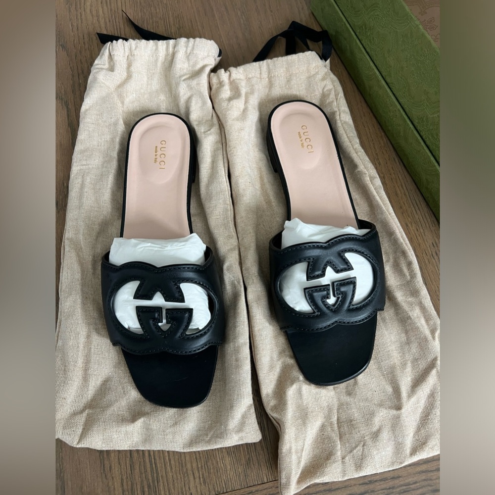 Gucci Cutout Slides